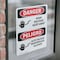 Signmission High Voltage Keep Away Bilingual Danger Sign, Vinyl Decal, 5in W x 7in L, 2PK OS-2PACK-DS-D-57-VS-1344 - alternate 5
